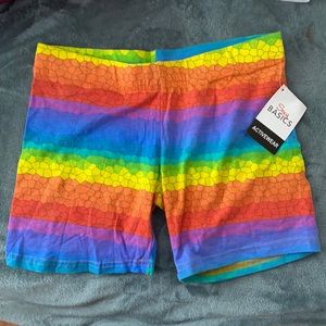 Active Wear Rainbow Shorts
